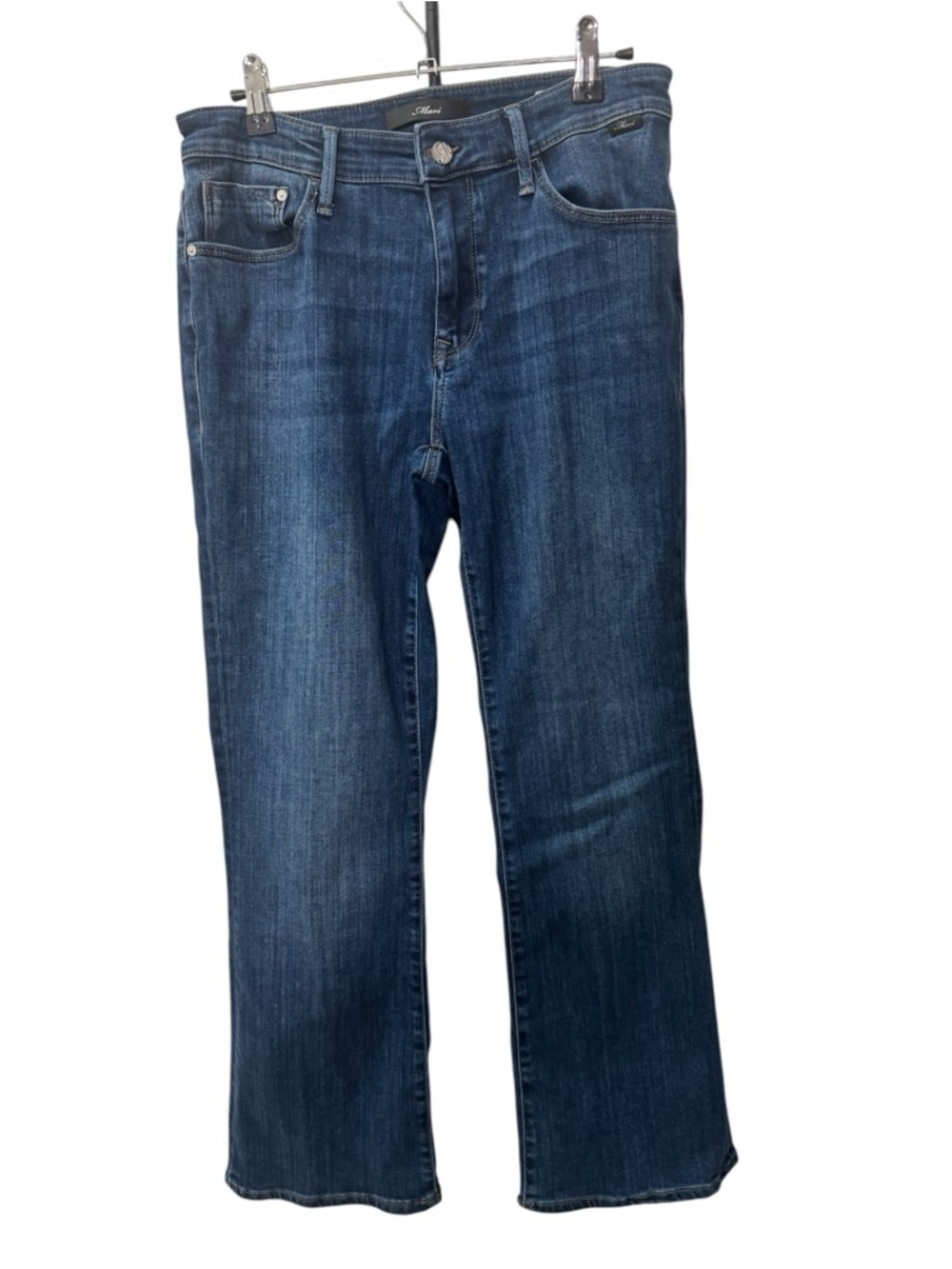 Mavi dark wash women's jeans in a bootcut or straight-leg style size 30/30